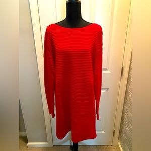 Like New Valentine's Red Calvin Klein Sweater Dress